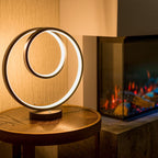 Black LED Touch Table Lamp for Bedroom and Living Room