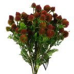 55cm Craspedia Stem Red Artificial-4