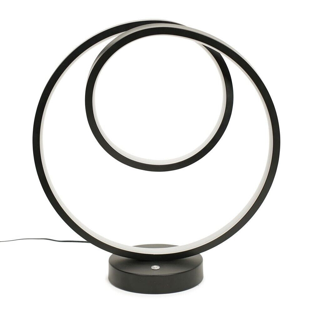 Black LED Touch Table Lamp for Bedroom and Living Room