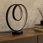 Black LED Touch Table Lamp for Bedroom and Living Room