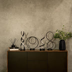 Black LED Touch Table Lamp for Bedroom and Living Room